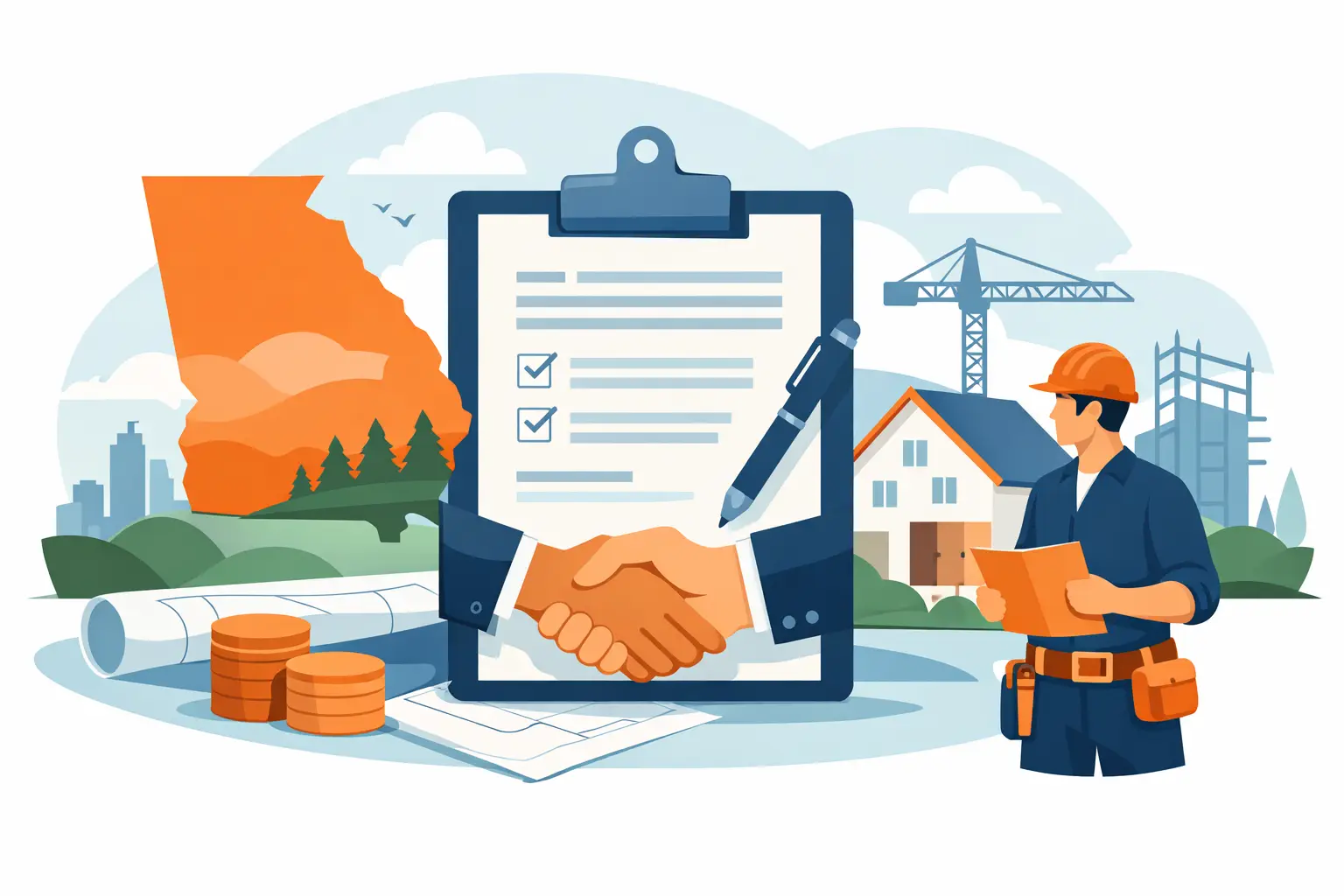 Georgia Lien Waiver Template for Contractors