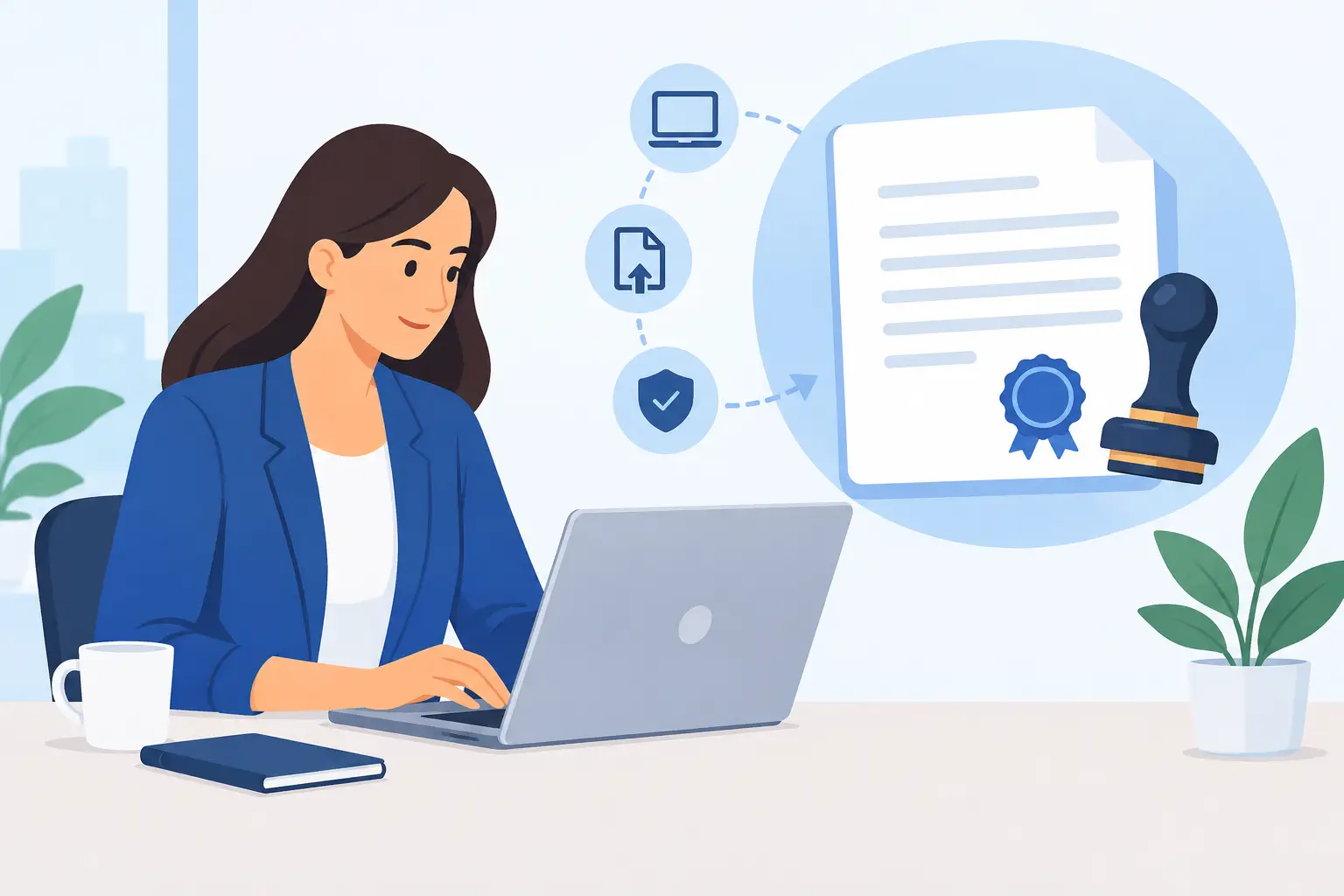 How to Order a Notarized Waiver Online for a Job